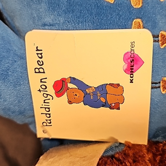 2016 Paddington Bear Kohls Cares 14” Plushie Stuffed Animal Plush Teddy - Picture 4 of 8